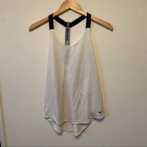 White Nike workout tank top